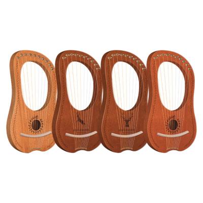 China 2021 Hot Sale Solid Mahogany Small Harp School Top Harp Wholesale Bulk Price for sale