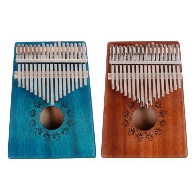 China Mini Musical Instrument Tuning Hammer Musical Gift for Kids Christmas Adult Birthday Thumb Piano Mahogany for sale