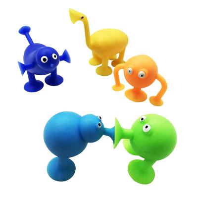 China 2022 Wholesale New And Weird Tpr Small Monster 5 Spot Sucker Doll Simulation Animal Tpr Capsule Toy for sale