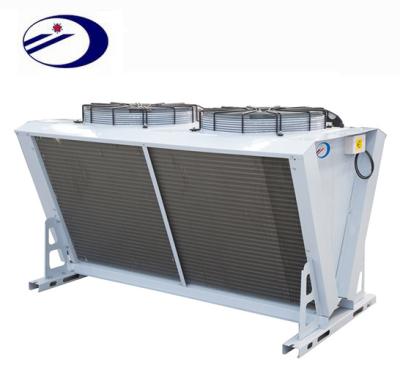 China Refrigeration Parts 2017 Hot Sales Cooper Tubes Air DaHua Cold Room FLNV-260 V Type Condenser for sale