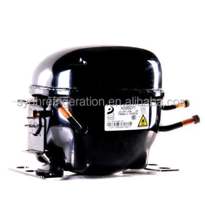 China Refrigeration parts r600a 1/4hp small refrigerator compressor refrigerator compressor H200CY1 for sale