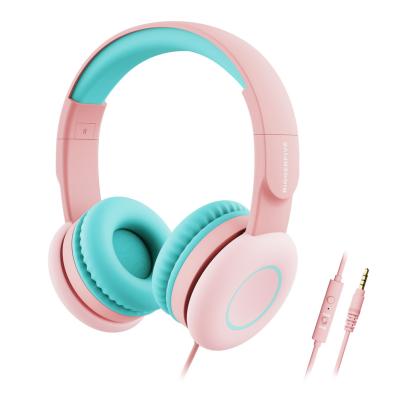 China New Model Kids Game Headset Earphone with LED Lights and Unique Silicone Design, Child Safe Volume Earphone Headset, Accept OEM for sale