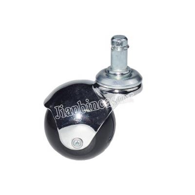 China 2inch PP/Rubber Mute Ball 11*12 Threaded Stem Swivel Caster Wheels For Furniture Office Chair 50mm for sale