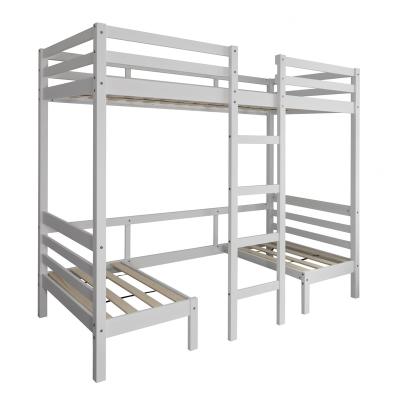 China Global Graduated Wooden Bunk Bed Kids Bunk Bed Kids Solid Wood Furniture Bunk Bed for sale