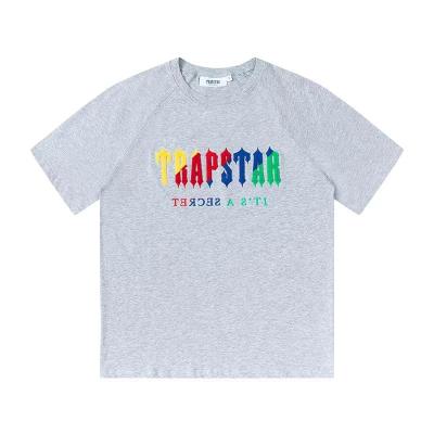 China 2023 Summer Trapstar Breathable Chenille Decoded Short Set - Rainbow Font for sale