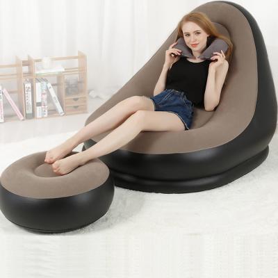 China Cheap Inflatable Air Sofa Couch (Other) Bed Adjustable Indoor Lazy Comfortable Inflatable Chair Air Lounge Inflated Sofas for sale