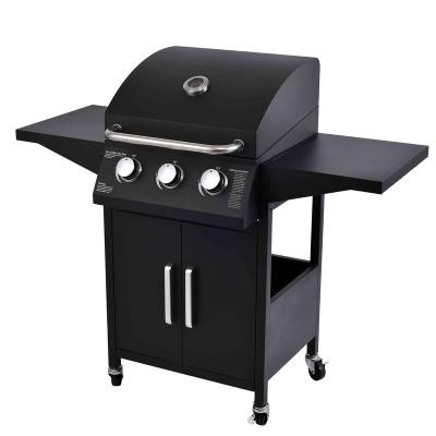 China Easily Assembled Eco High Temperature Stainless Steel 304 Powder Coated Outdoor Kitchen Barbecue Gas Grill for sale