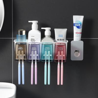 China Good Quality Factory Directly Viable Automatic Toothpaste Dispenser Toothbrush Holder for sale