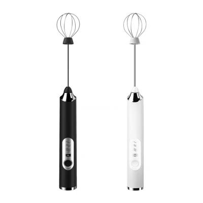 China Sustainable High Quality Durable USB Stainless Steel Rechargeable Handheld Automatic Electric Milk Frother for sale