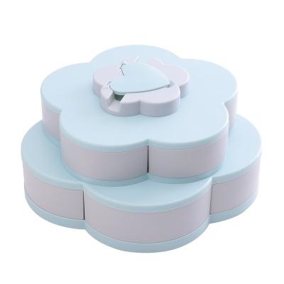 China China Viable Professional Manufacture Two Color Set Food Sub-grid Single Layer Plastic Storage Box for sale