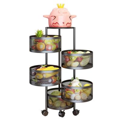 China Durable High Quality Multi-Function Multi-Layer Vegetable Shelves Kitchen Storage Rack for sale