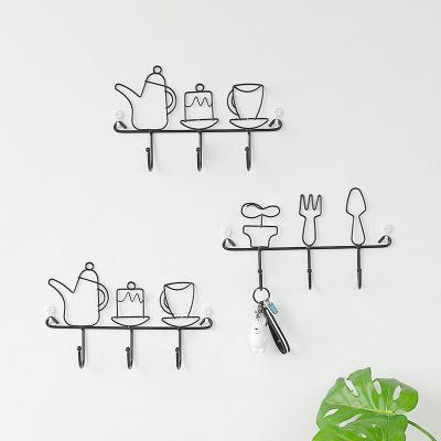 China High Standard Frame Stored Removable Hook Wall Hangs Removable Hanging Hooks Kitchen for sale