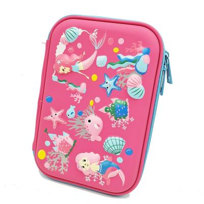 China Schools & The Offices Wholesale Price The World Cute Underwater Style Pencil Case Bag For Girls for sale