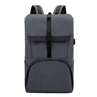 China With USB Backpack Fashion College Anti-theft Laptop Backpack With USB Left Portable Travel Charging Smart Backpack for sale