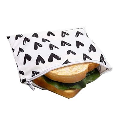 China Reusable Sandwish Bag Sandwich Bags TPU Snack Bags - PUL Food Safe Bag with Zipper, Eco Friendly Food Wraps, BPA Free for sale