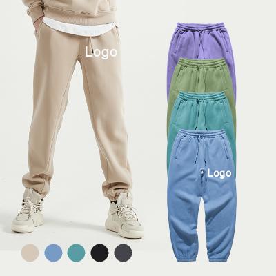 China 2022 Winter Good Quality and Price Yellow Sweatpants Men's Wholesale Custom Breathable Terry Sweatpants Man French Trouser for sale