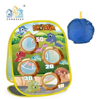 China Songrebo Kids Bean Bags and Stick Balls Throwing Sandbag Toys Indoor Outdoor Sticky Fun Double Sided Sandbag Ball Throwing Board Game Set for sale