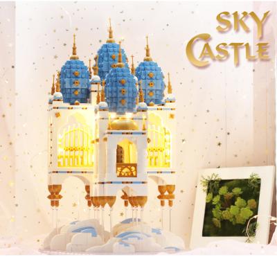 China Toy Songrebo 2866Pcs Sky City Scene Room 3D Legoing Model Educational Building Block Sets Toy for sale