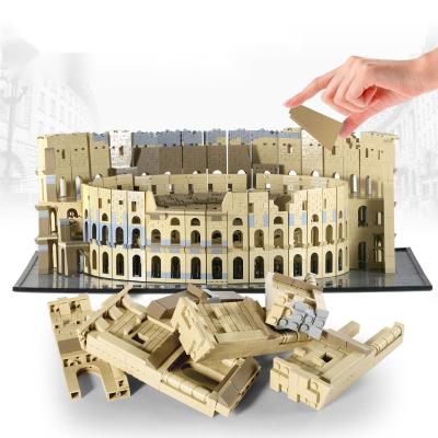 China Legoing Technic Room Oriented Toy Songrebo 3D Colosseum 3D Puzzle Model Building Block Puzzle Sets Toys for sale