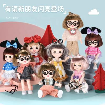 China Songrebo 16CM BJD Dolls Fun Dress Model Makeup Cute Toy Beauty Doll For Birthday Gifts Set 13 Girl Boy Movable Joint Toys for sale