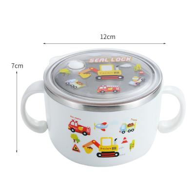 China 304 Stainless Steel Baby Tableware Set Eco-friendly Baby Feeding Cup BPA Free Baby Cup 304 Stainless Steel Children Training Cup S for sale