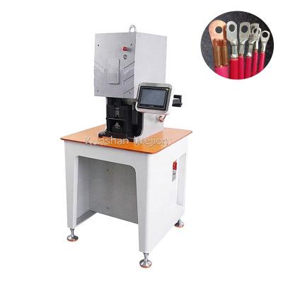 China WJ3008 Servo Motor Lug Crimper Machine Cable Hook Machine Cable Terminals Crimping Crimping Press for sale