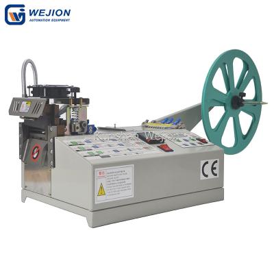 China WJ2273 HS Computer Elastic Band Micro Nylon Metal Cutting Machine Woven Zipper Cutting Machine for sale