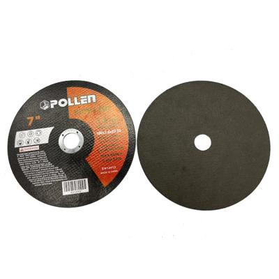 China Cutting Metal Factory Resin 180X1.6X22.2 Cutting Discs 7 Inch Cutting Steel Wheel For Inox for sale