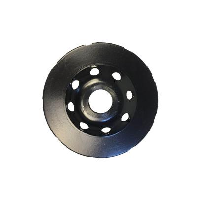 China High Frequency Abrasive Concrete Stone Grinding Wheel 4.5 Inch 115mm Double Row Segment Diamond Cup Wheel Blade for sale