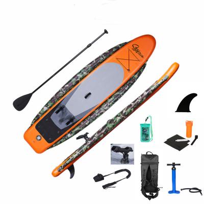 China 2022 New Design Unisex Custom Foldable Inflatable Stand Up Paddle Board Surfing ISUP Air Board For Fishing Board SUP Kayaking for sale