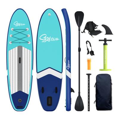 China Wake Surfboard Unisex 10' SUP Single Layer Inflatable Wholesale Stand Up Paddle Boards OEM/ODM Paddle Board Wholesale for sale