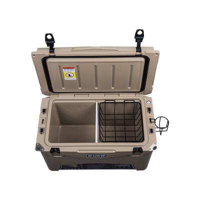 China Camping Waterproof Cooler Box Food Cooler Box with Portable Cart Cooler Cooler Box for sale