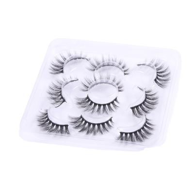 China Long Lasting False Eyelashes Customized 100% False Eyelashes 3d Mink Fur Eyelashes Wholesale for sale