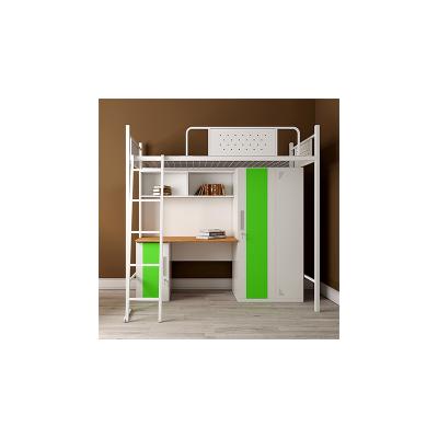 China Dorm Bunk Beds School Dorm Metal Bunk Bed/Strong Iron Metal Bed/Two Story Metal Bed in White for sale