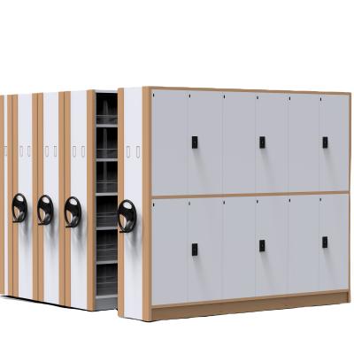 China Customized Modern Steel Mobile File Compactor File Compactor Mobile Filing Shelving System for sale