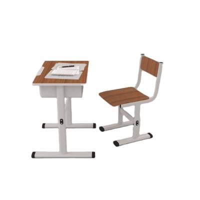 China JZD Modern Adjustable School Office Student Office Chair and Chair Set Wood and Metal for sale