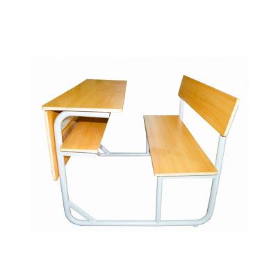 China Modern Student Bench 2 Seater with Seating, School Desk and Chair, School Furniture for sale