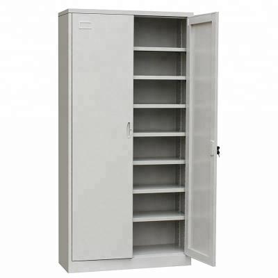 China Knockdown Structure Cold Rolled Steel Wardrobe Locker / Large Metal Clothes Cabinet for sale