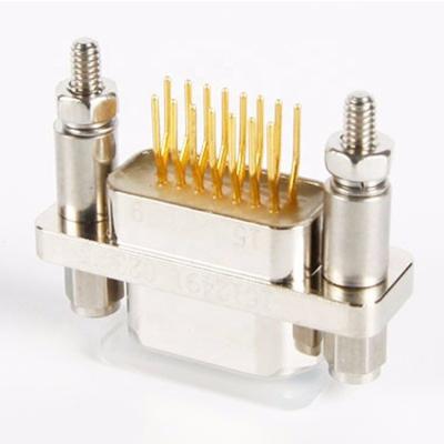 China Rectangular power J30J-15ZKN-J 15 pin amphenol connector for sale