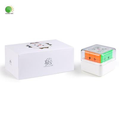 China Educational Toy Qiyi X-MAN Tornado V2 3*3 Magnetic Speed Cube Magic Puzzle Cube Toys For Kids for sale