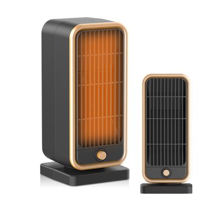 China Wide angel shake YLW Factory Hot Selling Heater Portable Room Electric Heater Fan 500W Plug In Electric Table Top Tower Fan Heater for sale