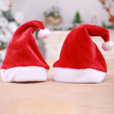 China Foldable YLW Cheap Christmas Hat Adult Children Baby Kids Hat Decoration Santa Claus Xmas Holiday Party Hat for sale