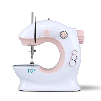 China Household Single Needle Household Children's Sewing Machine FHSM-213 Foot Pedal Home Use Lock Mini Electric Stitch Sewing Machine for sale