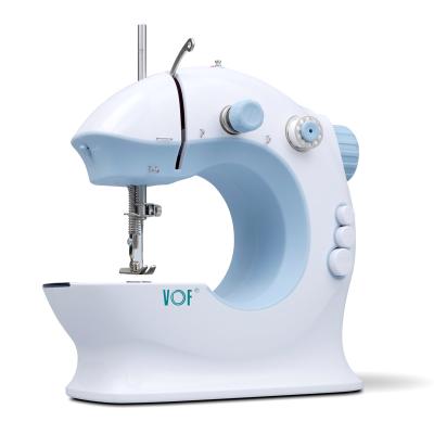 China Household Sewing Machine FHSM-213 Home Use Foot Lock Single Manual Stitch Foot Pedal Mini Household Needle Sewing Machine for sale