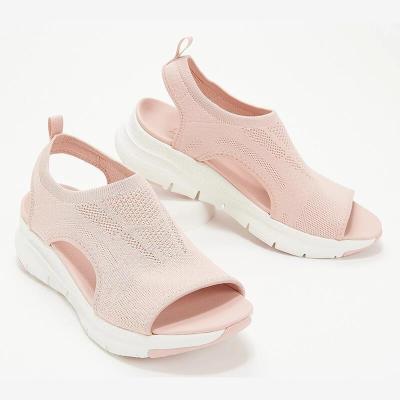 China 2022 New Arrivals Summer Women Sandals Shoes Anti-Smell Slide Designer Sandal Woman Women Platform Sandals Girls for sale