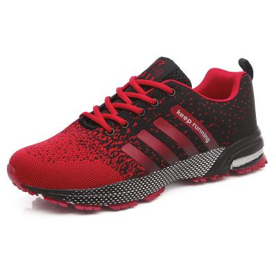 China Wholesale Cheap High Quality Line Fashion Trend Factory Spot Fly Upper Lightweight Breathable Men And Women Running Shoes for sale