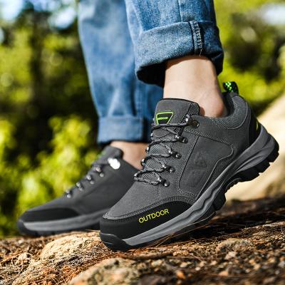 China Hot Selling Big Size 48 Sweat-absorbent Mens Trekking Shoes Low Cut Sneakers Outdoor Camping Sports Mountaineers Hiking Shoes for sale