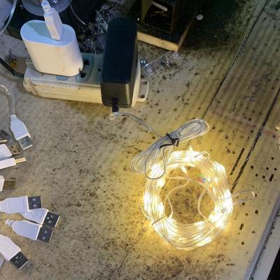 China Scenic Spot Solar Light Outdoor Hotel String Light Holiday Christmas Decoration LED Decorative Light Spot for sale