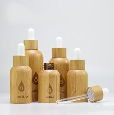 China Recyclable High End Whole Bamboo Essential Oil Bottle 10ml15ml30ml50ml Sub-bottled Private Customized Spa Aromatherapy Custom for sale