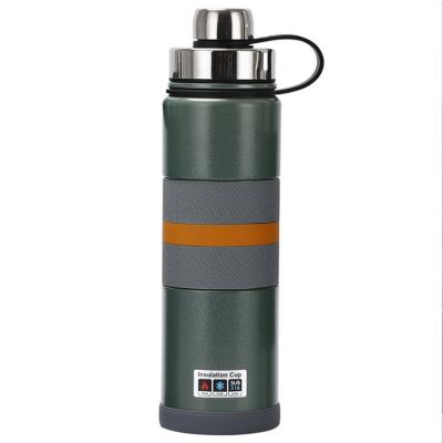 China New Arrivals Good Quality Viable Green Exterior 316 Stainless Metal Vacuum Bottle for sale